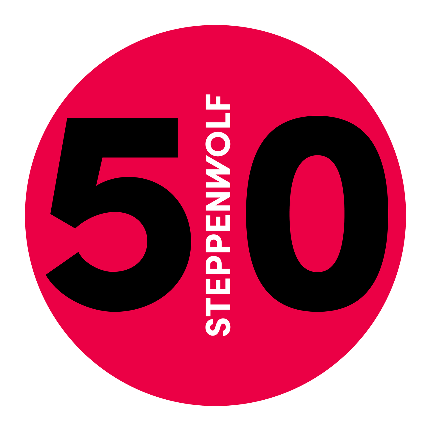 Steppenwolf 50th Logo Sticker